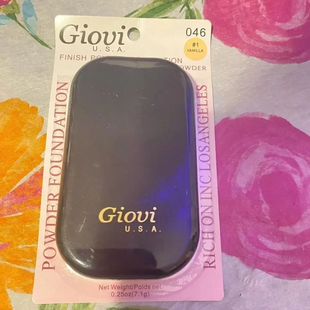 🛍️ 1 Giovi U.S.A. Powder Foundation with Mirror New Sealed Select Your Shade 🔥